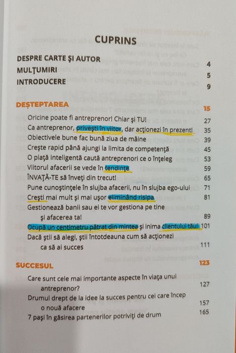 Carte " Start in antreprenoriat" de Cristian Onetiu