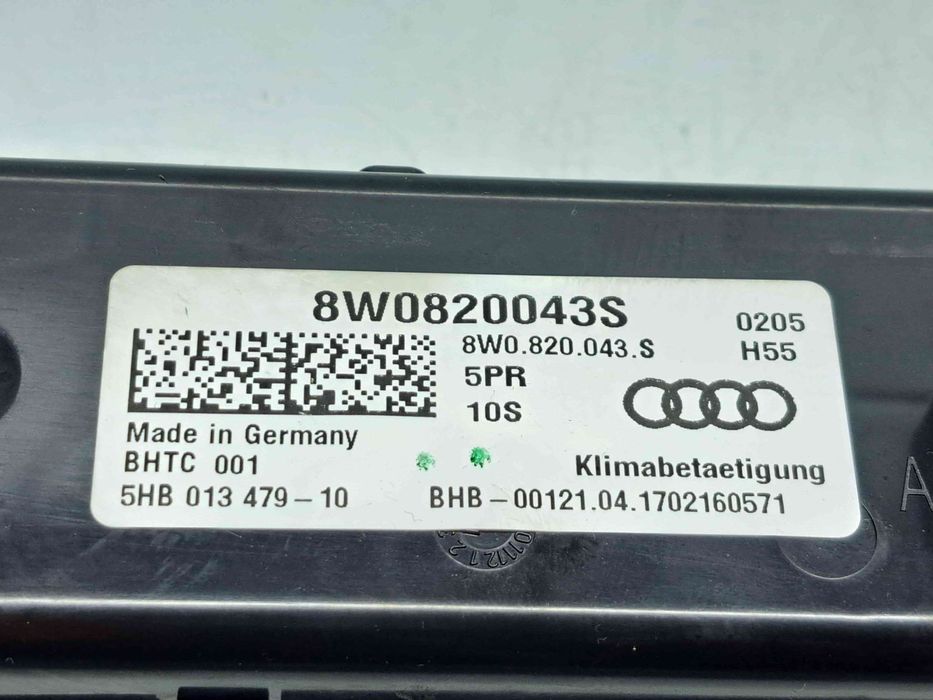 Panou comanda clima AUDI A5 Sportback (F5A, 9T) [Fabr 2016-prezent] 8