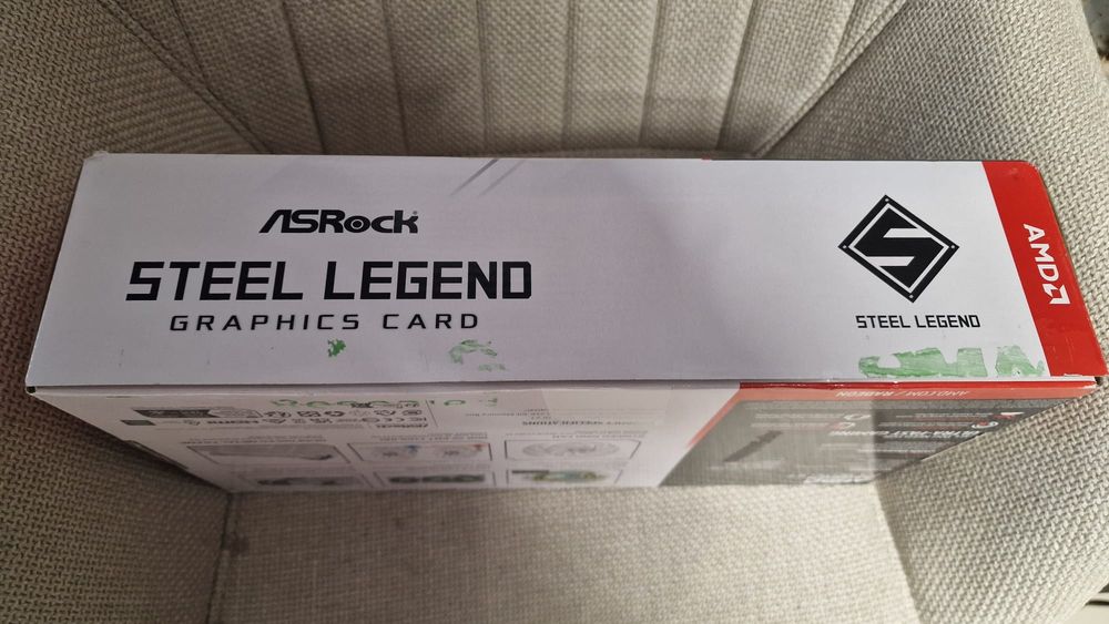 Placa video ASRock Steel Legend AMD Radeon RX 9070 XT 16GB