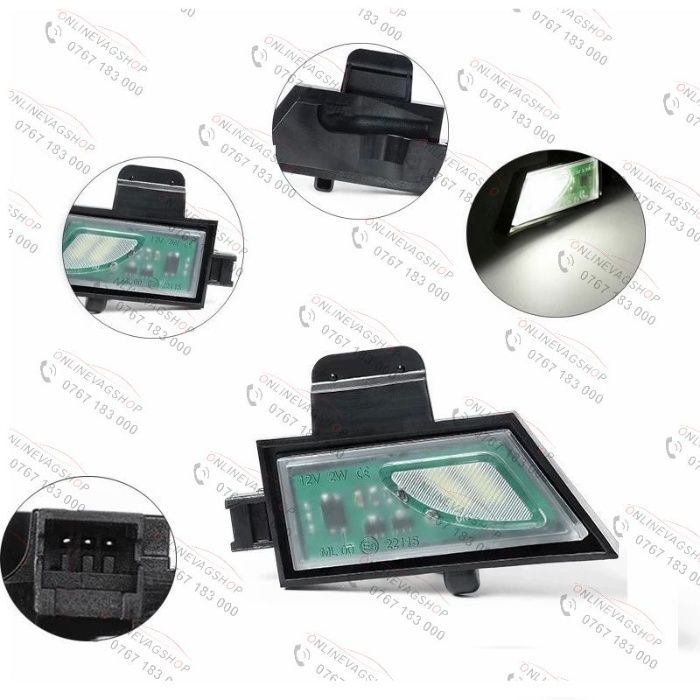 Lampi led sub oglinda Volkswagen Golf 7, Touran 5T