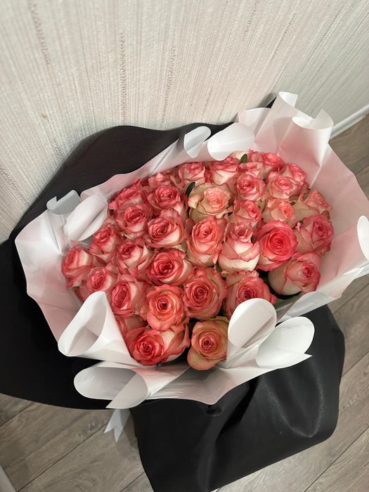 Букет из 41 роз высокие