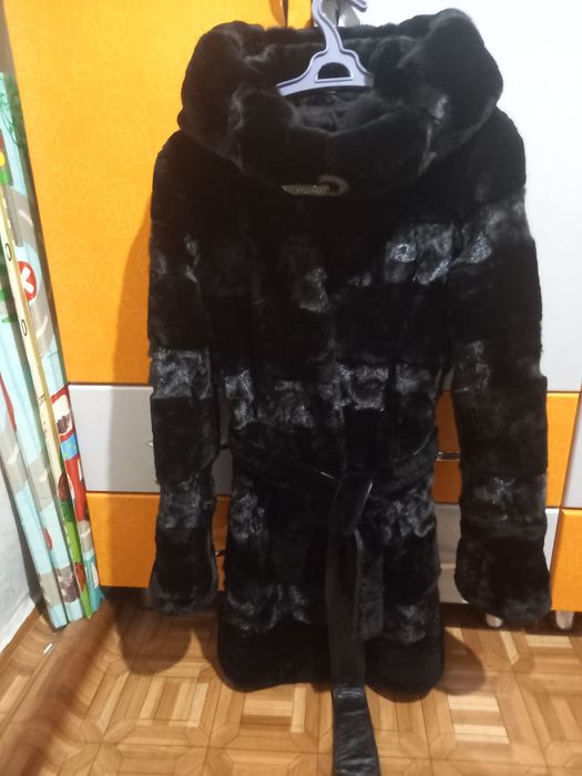 Шуба норка мутон