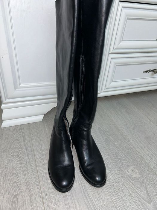 Продам сапоги в натуральной коже