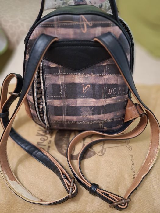 Лот портфейл и две чанти от една серия Anekke +раница