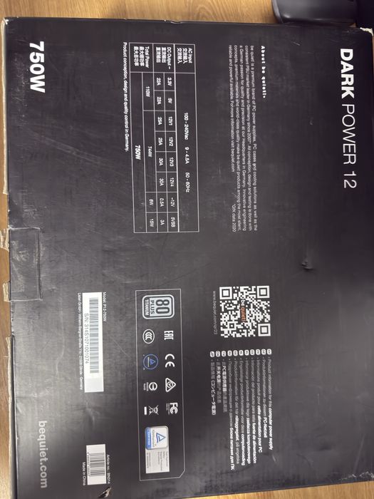 sursa bequiet dark power 12 plus titanium 750w