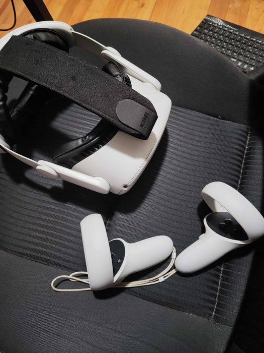 Oculus Quest 64 GB Virtual-Reality-Headset Schwarz In OVP (Gebraucht - Foto 9