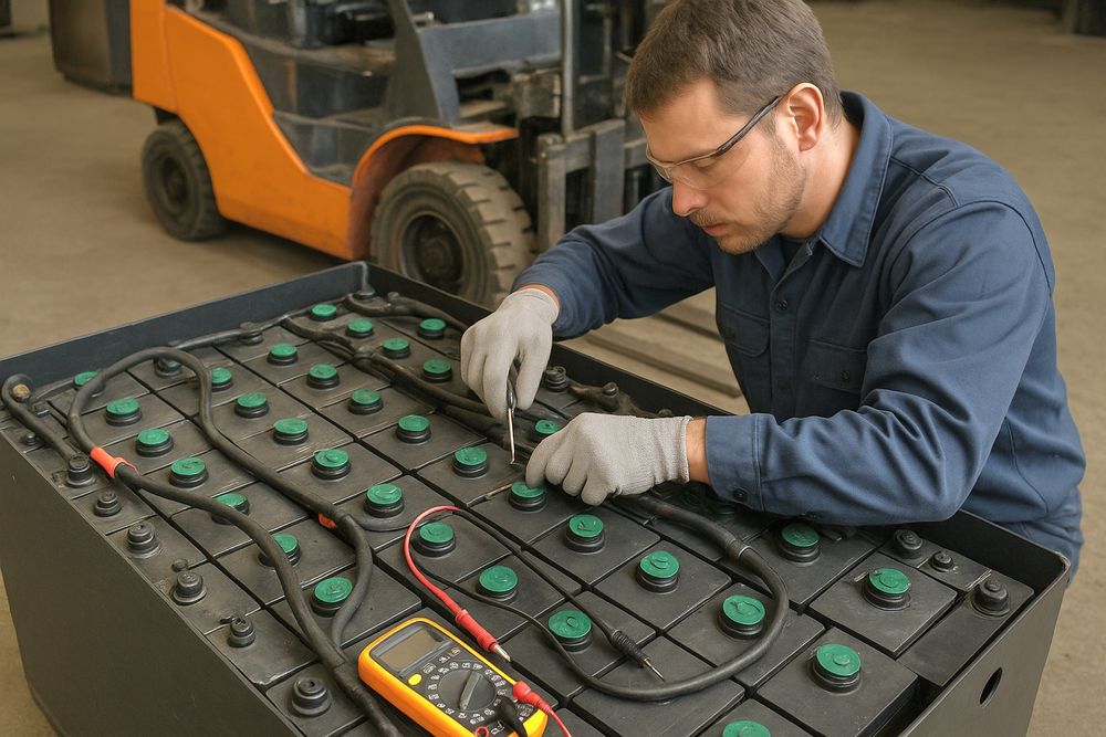 Мобилен сервиз за тягови батерии -ремонт и поддръжка