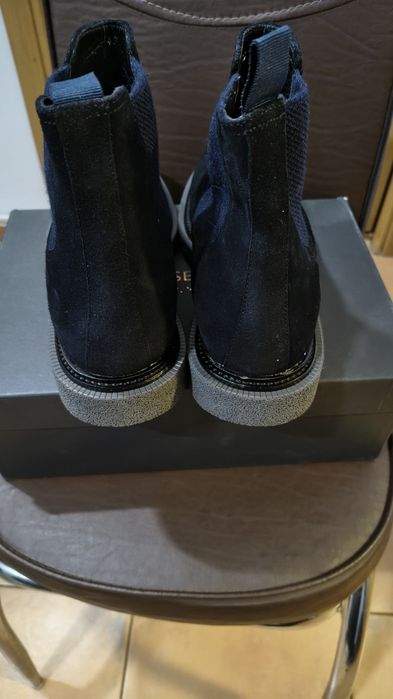 Ghete Musette piele întoarsă