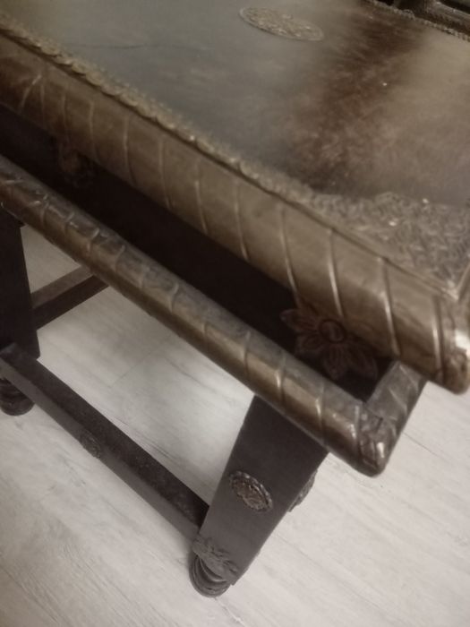 Зеркало трюмо с табуреткой.Ручная работа.