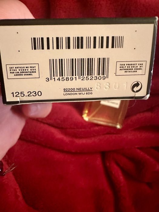 Chanel  N° 5  оригинален парфюм