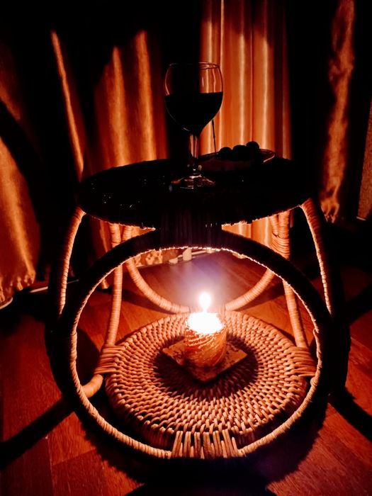 Столик плетеный ручная работа