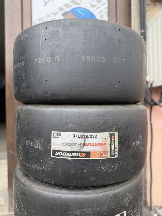 Slick-uri NOI Hankook Ventus F200 280/680R18 – ideale drift / track