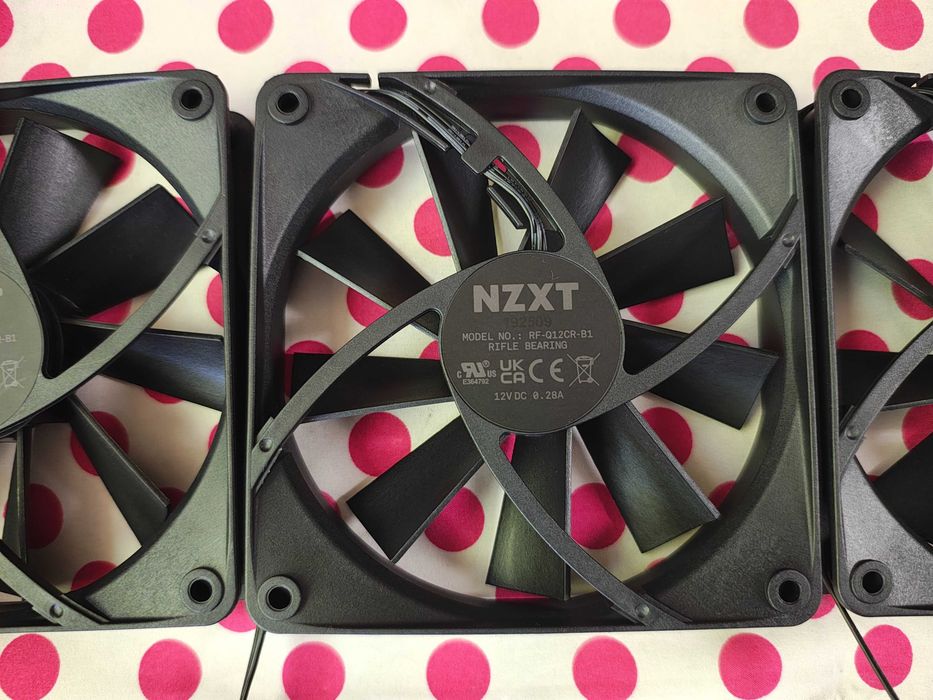 3 x Cooler, ventilator carcasa 120x120mm NZXT Rifle Bearing.