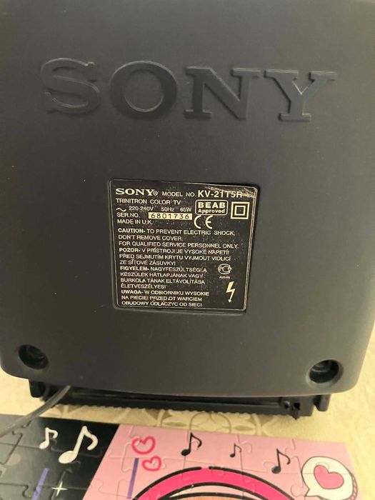 Ретро Телевизор Sony Trinitron KV-21T5R (CRT) – Идеален за Ретро Гейминг!