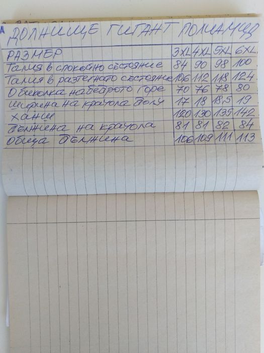 Долнище ГИГАНТ от полиамид 3XL, 4XL, 5XL,6XL