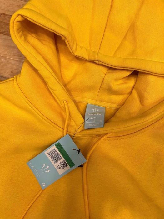 Nike NOCTA Hoodie Men’s, Large, Yellow University Gold Pullover Fleece