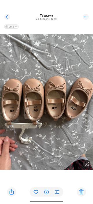 Балетки для девочек h&m