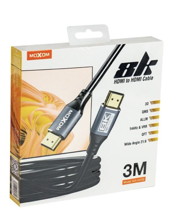 Кабель Moxom HDMI - HDMI 3 м