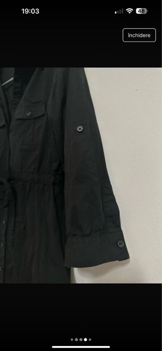 Rochita de vara stil camasa de la H&M