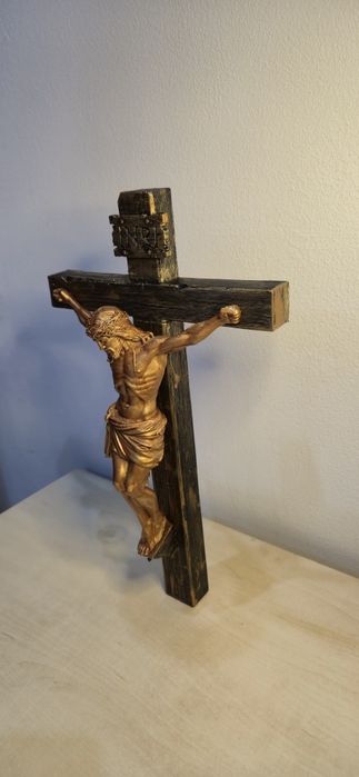 Crucifix handmade unicat 27 cm