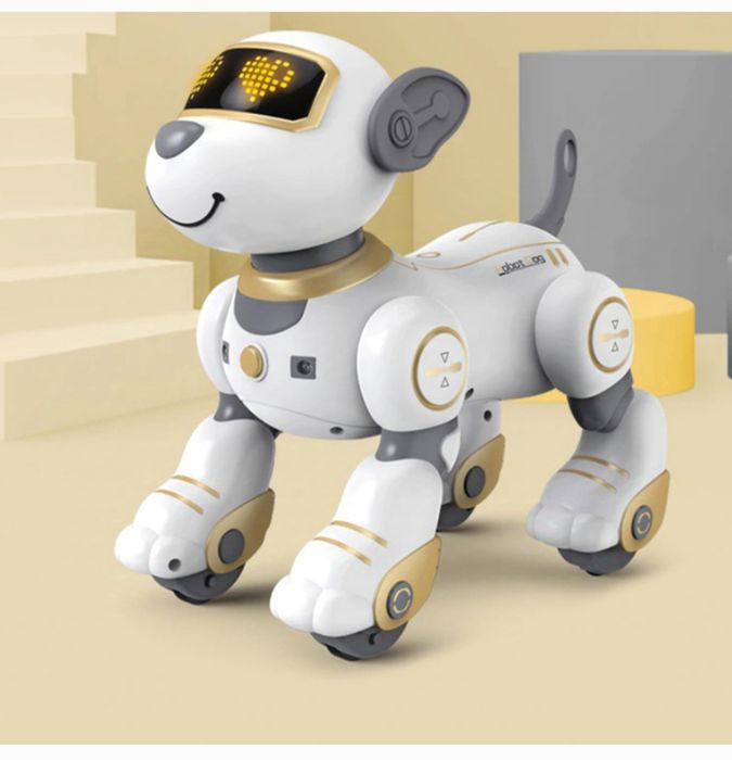 Собака робот трюкач умный щенок акробат