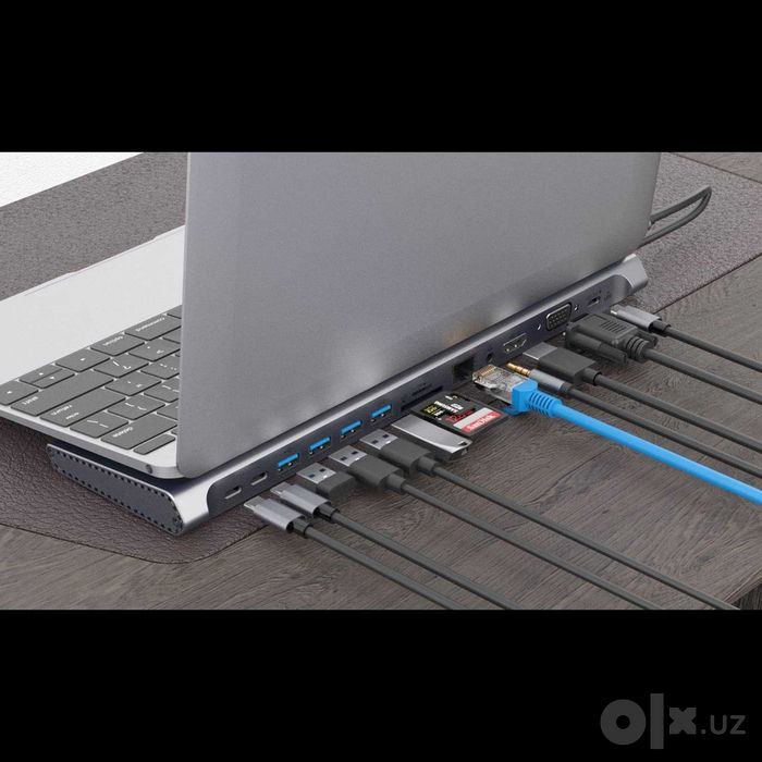 USB-C Docking Station 14-in-1 (HDMI 4K, LAN, PD 100W)