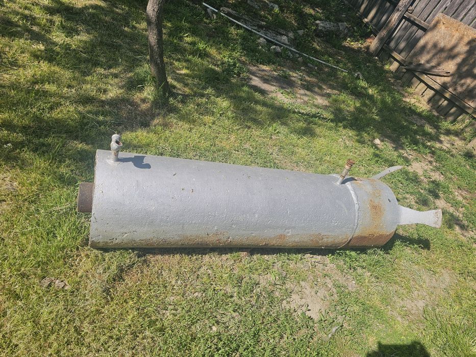 Boiler pe lemne cu focar 150 litri