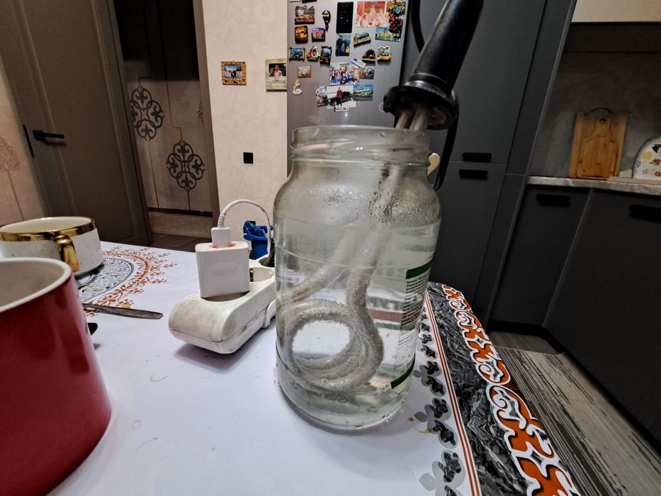 Кипитильник в рабочем состоянии