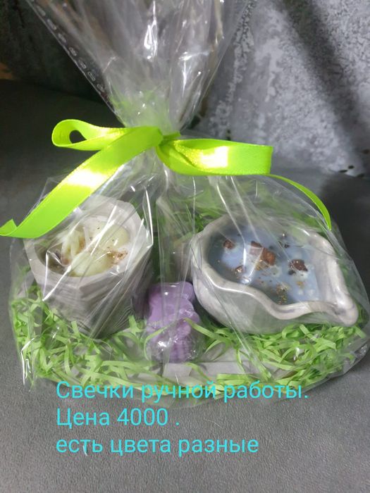 Подарки свечи и шкатулки из гипса