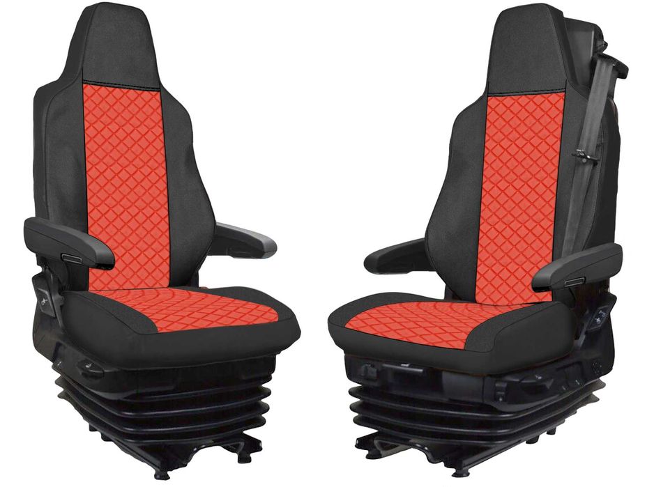 Тапицерия LKW за МАН ТГХ 2021 / MAN TGX - Червено