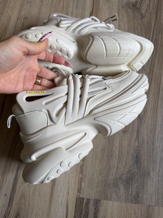 Дамски сникърси с ортопедична стелка бежови LIBAIWEI ! 4