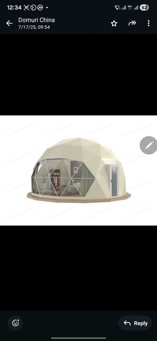 Dom Geodezic Nou, diametru 7 m