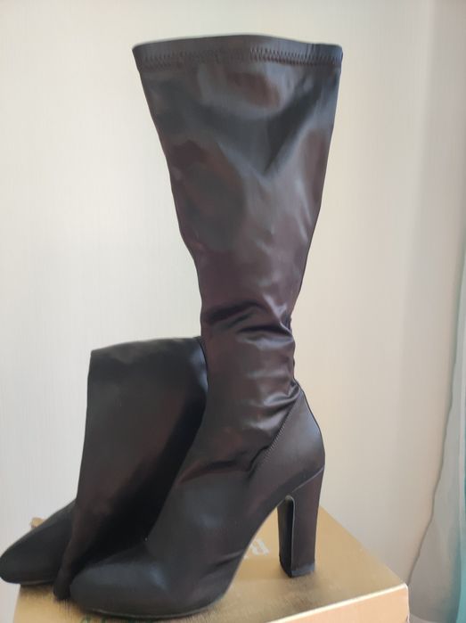 Вечерние сапоги-чулки