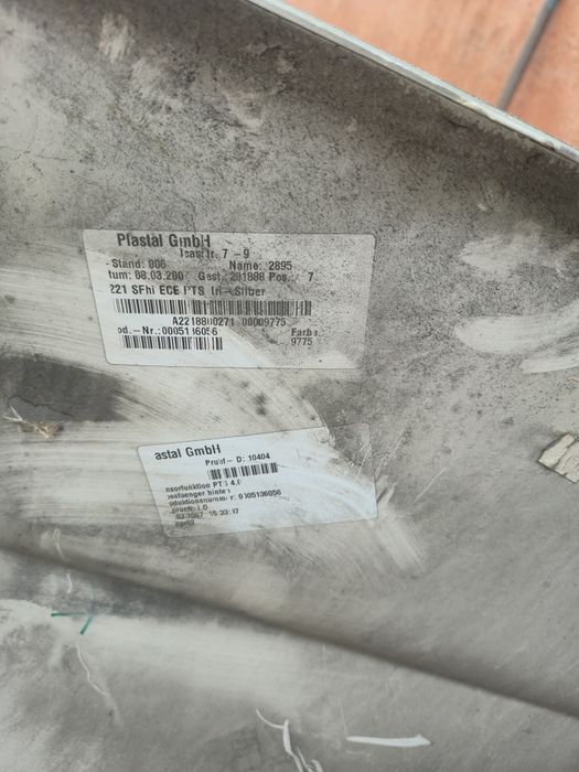 Задний бампер Mercedes W221