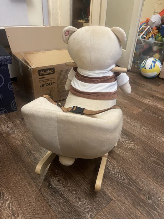 Люлка мече Moni toys  с музика