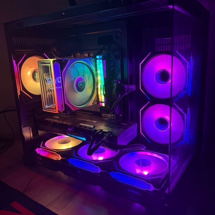 Мощность в чёрном стекле — Ryzen 7500F + RTX 3070