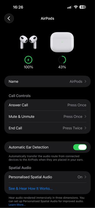Apple AirPods functionale