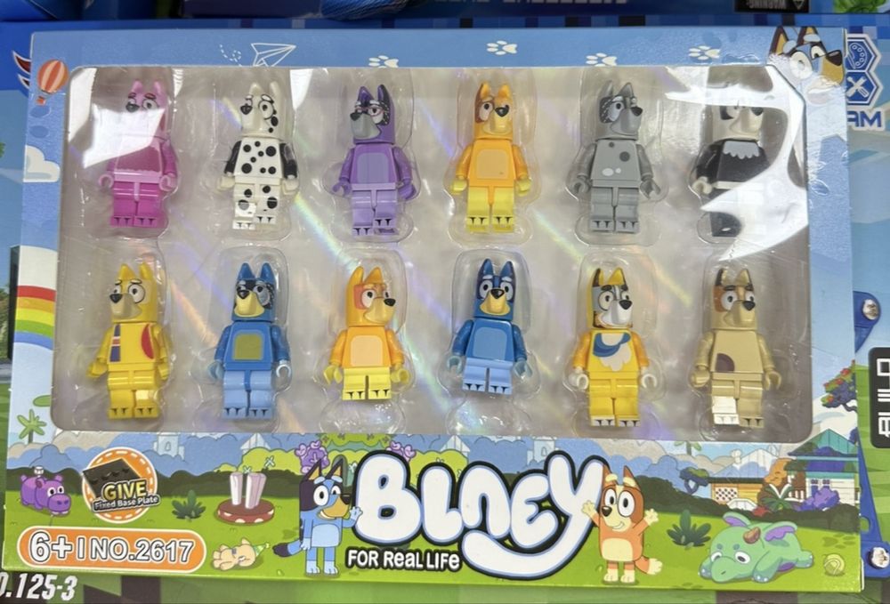 12 броя Фигурки Блуи и Бинго, Bluey and Bingo