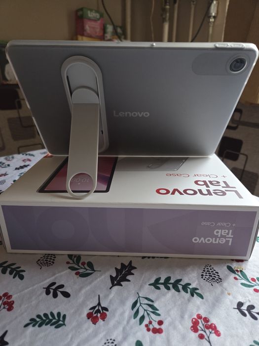 Tableta LENOVO Tab, 10.1", 128GB, 4GB RAM, Wi-Fi, Luna Grey + Clear