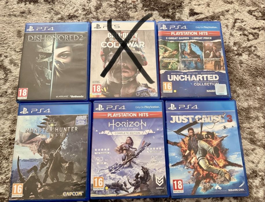 Игри за Ps4,ps5-fifa,farcry6,call of duty,god of war и др.