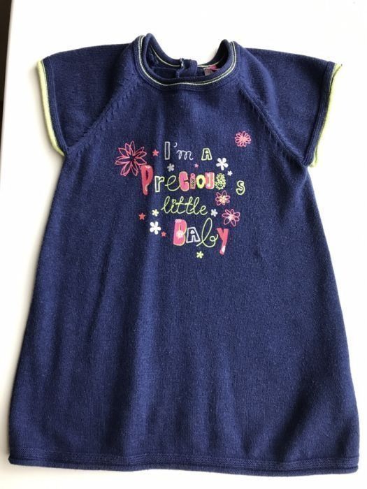 Платье -туника ORCHESTRA, толстовка ZARA на девочку 1-3 года