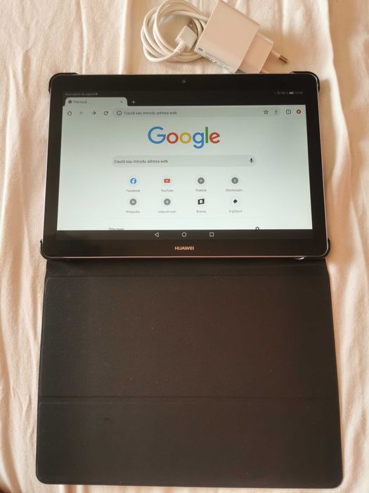 Tableta Huawei MediaPad T3  10  Model AGS-L09 cu husa,incarcator si cablu de date