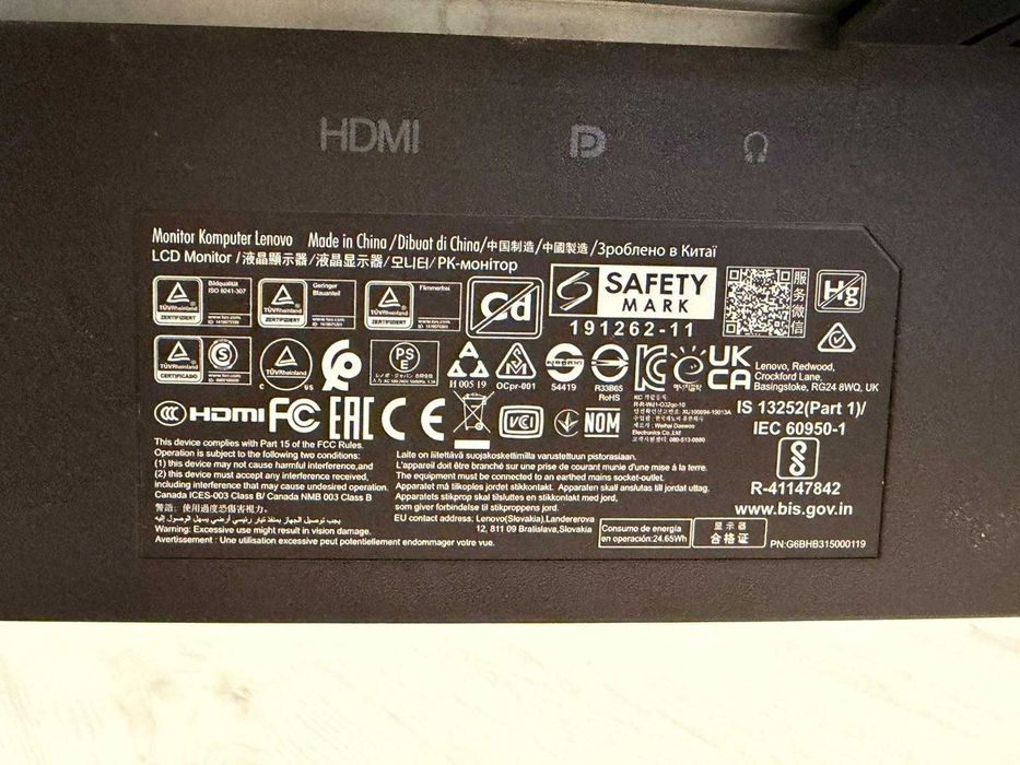 Monitor Gaming LED VA Lenovo 31.5", Curbat, 144 Hz 1 ms G32QC-10