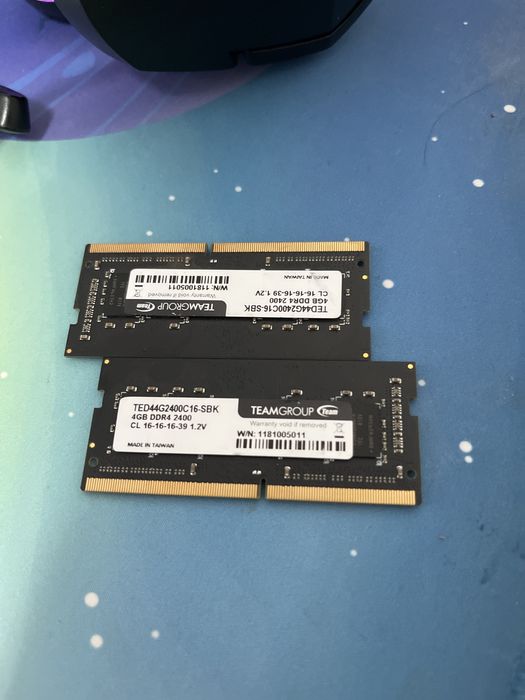 Оперативная память 2x4gb
