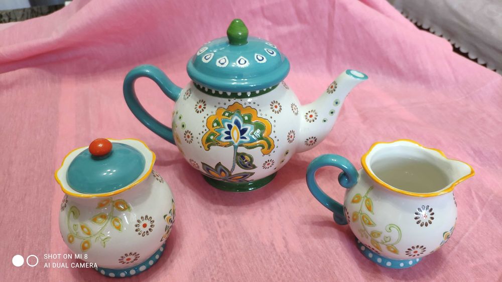 Ръчно рисуван китайски сервиз за Чай