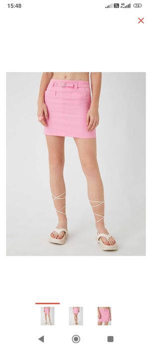 Юбка Котон розовая