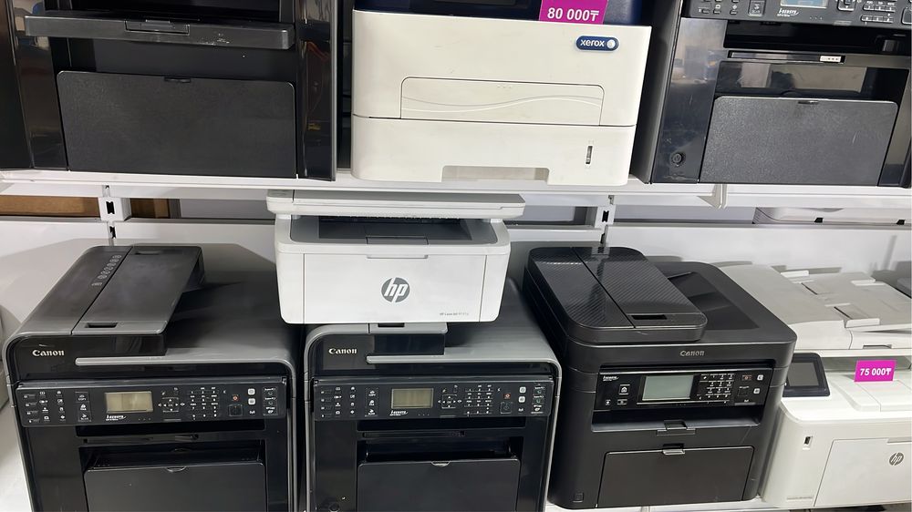 Обслуженные принтера МФУ hp canon xerox Samsung