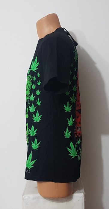 Tricou WILD 100% Organic, nou cu eticheta, imprimeu fată/verso Nr M
