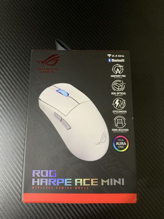 Mouse Gamimg Rog Harpe Ace Mini Alb