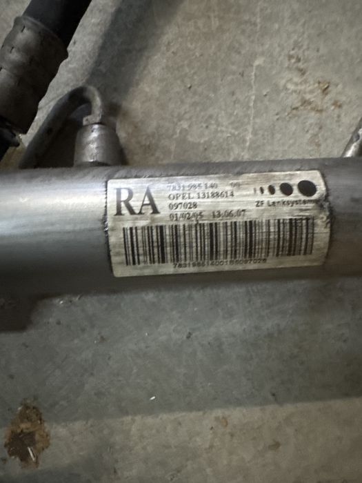 Хидравлична рейка опел астра х зафира б opel astra h zafira b
